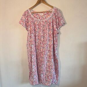 Aria Floral Chemise in Pink and White